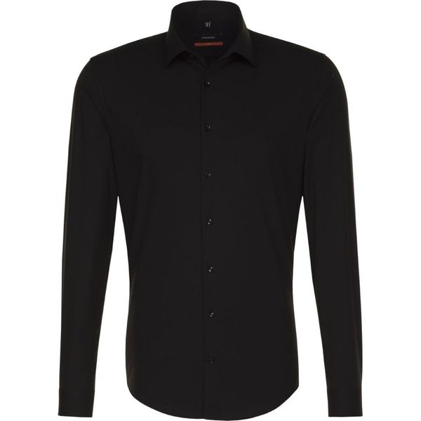 Seidensticker Business Camicia Da Uomo Manica Lunga Kent Slim-Fit Nero 42-image