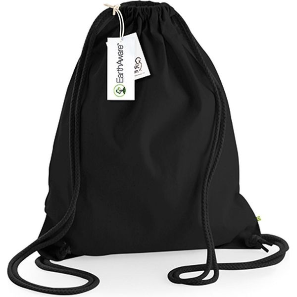Westford Mill W810 | Earthaware Organic Gymsac / 37 X 47 Cm - Colore: Nero/Nero - Dimensioni: 37 X 47 Cm-image