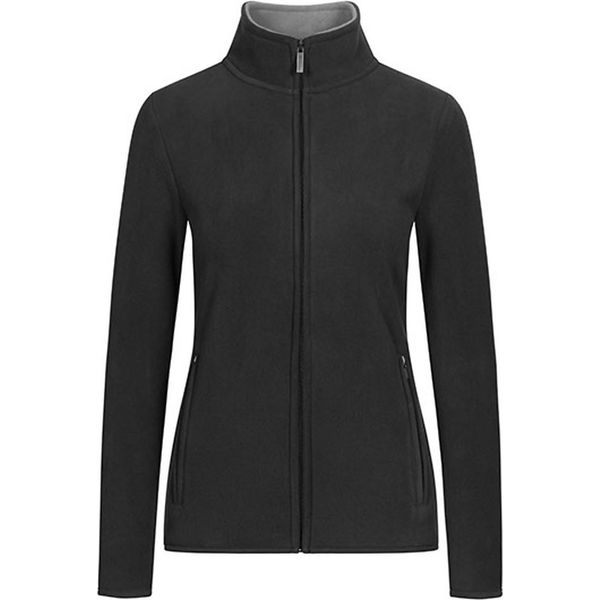 Promodoro 7965 | Giacca Donna In Doppio Pile, Zip Nascosta - Colore: Antracite (Tinta Unita)/Grigio (Tinta Unita) - Taglia: Xl-image