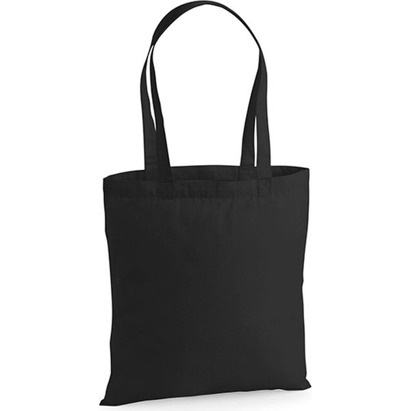 Westford Mill W201 | Tote In Cotone Premium 38 X 42 - Colore: Nero - Taglia: Unica-image