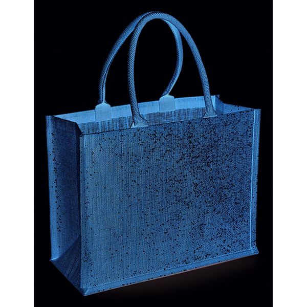 Westford Mill W437 | Shimmer Jute Shopper 42 X 33 X 19 Cm - Colore: Naturale/Oro - Taglia: Unica-image