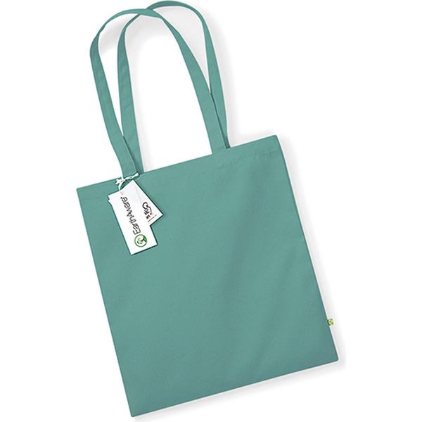 Westford Mill W801 | Earthaware Organic Bag For Life 38 X 42 Cm - Colore: Verde Salvia - Taglia: Unica-image