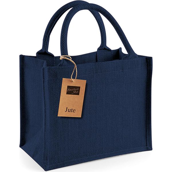 Westford Mill W412 | Mini Borsa Regalo In Iuta 26 X 22 X 14 Cm - Colore: Navy/Navy - Taglia: Unica-image