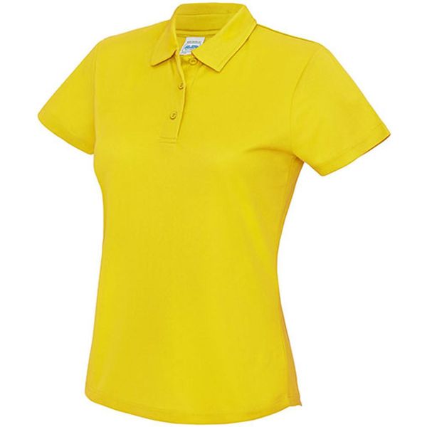 Just Cool JC045 | Girlie Cool Donna - Polo Certificata Wrap - Colore: Giallo Sole - Taglia: Xs-image