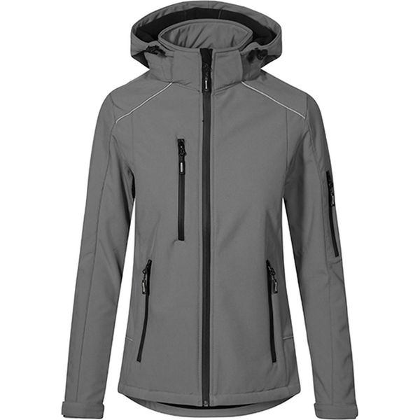 Promodoro 7865 | Giacca Softshell Calda Da Donna Impermeabile E Antivento - Colore: Grigio Acciaio - Taglia: Xl-image