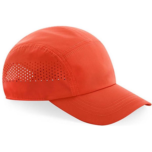 Beechfield B188 | Cappello Tecnico Da Corsa In Poliestere - Colore: Rosso Peperoncino - Taglia: Unica-image