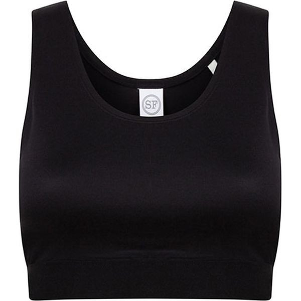 Sf Women SK236 | Top Moda Da Donna / Single-Jersey - Colore: Nero/Nero - Taglia: S-image