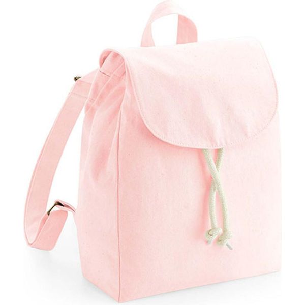 Westford Mill W881 | Earthaware® Organic Mini Zaino 22 X 30 X12 Cm - Colore: Rosa Pastello - Taglia: Unica-image