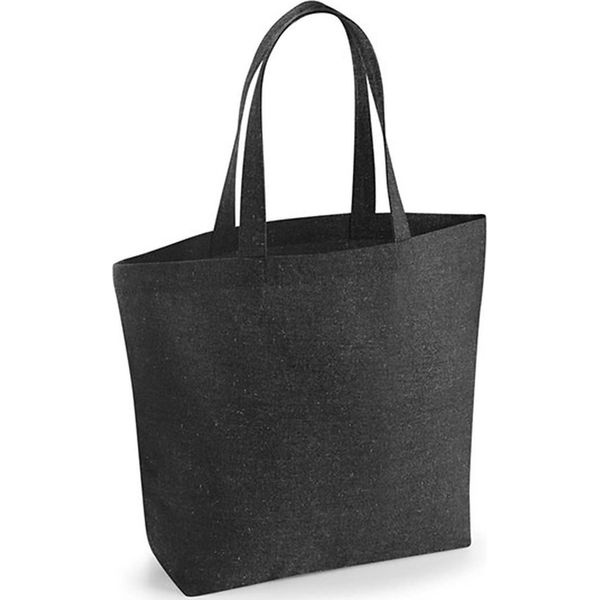 Westford Mill W965 | Revive Recycled Maxi Tote 35 X 39 X 13,5 Cm - Colore: Nero - Taglia: Unica-image