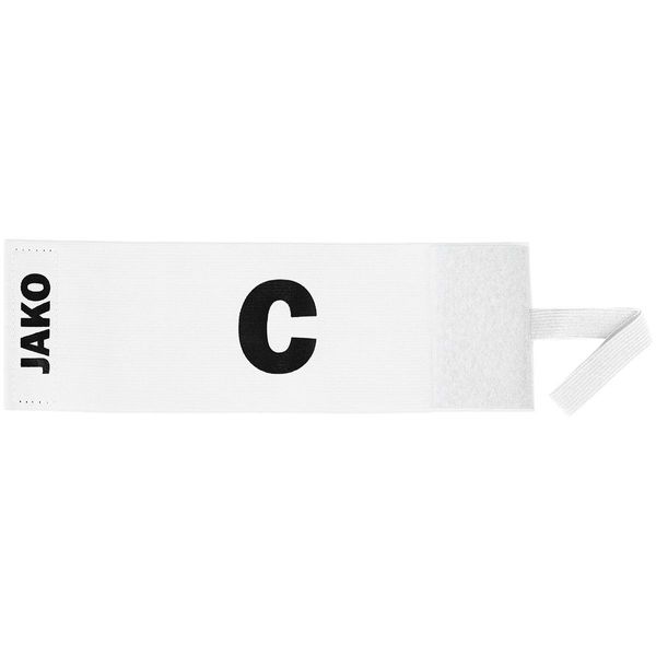 Jako Sportartikelvertrieb Gmbh Fascia Da Capitano Classico Bianco Bianco 2-image