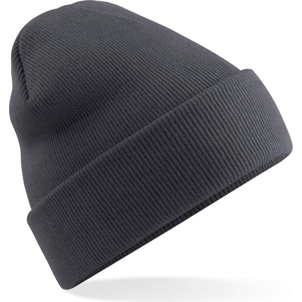 Beechfield B375R | Polylana® Original Cuffed Beanie - Colore: Grigio Grafite - Taglia: Unica-image