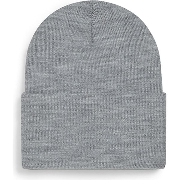 Beechfield B40R | Original Deep Cuffed Beanie In Maglia A Doppio Strato - Colore: Cenere - Taglia: Unica-image