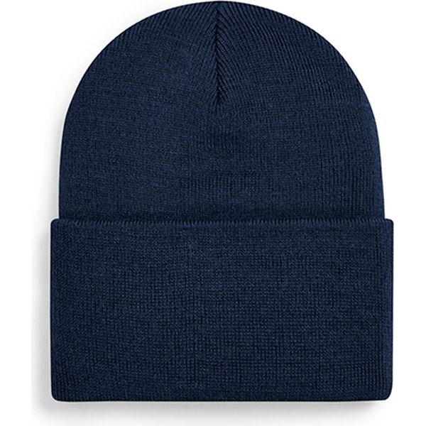 Beechfield B40R | Original Deep Cuffed Beanie In Maglia A Doppio Strato - Colore: French Navy - Taglia: Unica-image