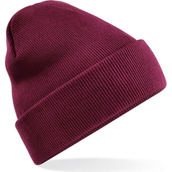 Beechfield B45R | Recycled Original Cuffed Beanie - 100% Poliestere Riciclato - Farbe: Borgogna - Taglia: Taglia Unica-image