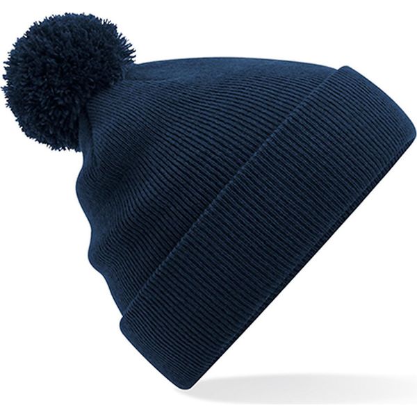 Beechfield B426B | Junior Original Pom Pom Beanie - Berretto Per Bambini - Colore: French Navy - Taglia: Unica-image