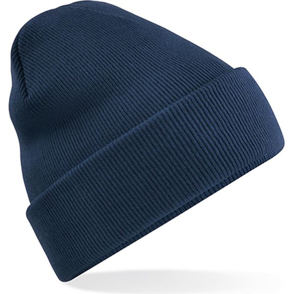 Beechfield B45R | Recycled Original Cuffed Beanie - 100% Poliestere Riciclato - Farbe: French Navy - GrößE: Taglia Unica-image