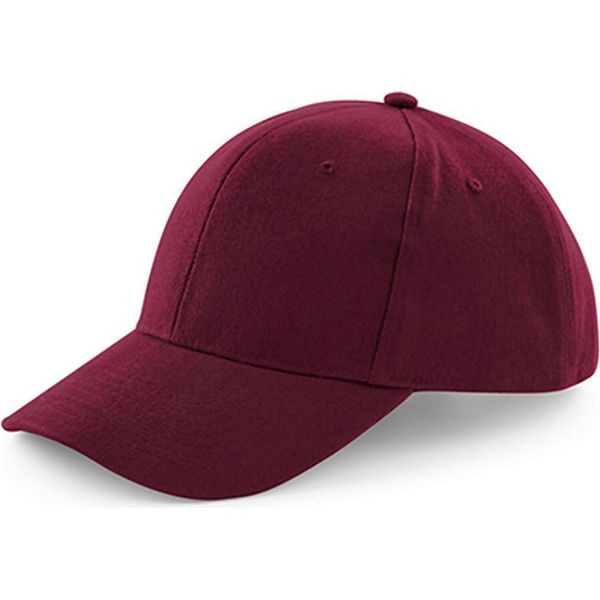 Berretto / Berretto / Cappello Beechfield B65 | Pro-Style In Cotone Spazzolato Pesante - Colore: Borgogna - Taglia: Unica-image