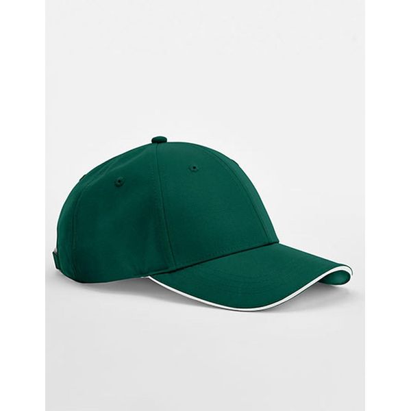 Berretto Beechfield B195R | Team Sports-Tech - Colore: Verde Bottiglia/Bianco - Taglia: Unica-image