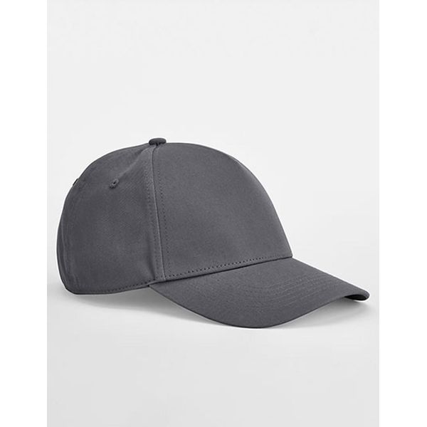 Beechfield B825 | Earthaware® Classic Organic Cotone 5 Panel Cap - Farbe: Grigio Grafite - GrößE: Taglia Unica-image