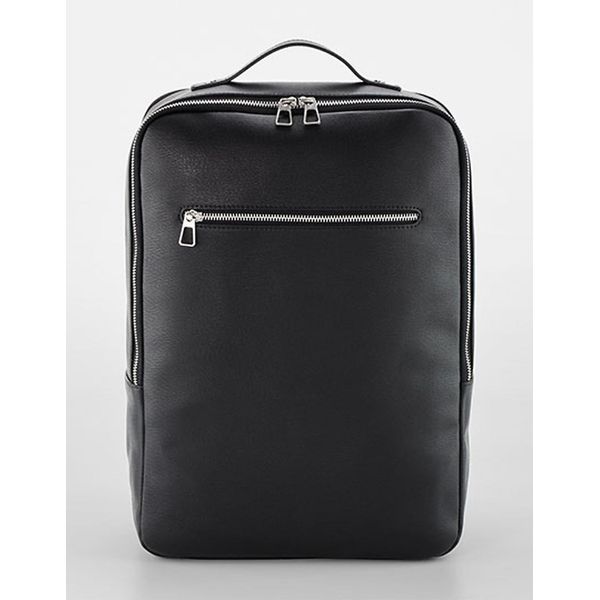 Quadra QD774 | Tailored Luxe Backpack Zaino - Colore: Nero - Dimensioni: 28 X 30 X 12 Cm-image