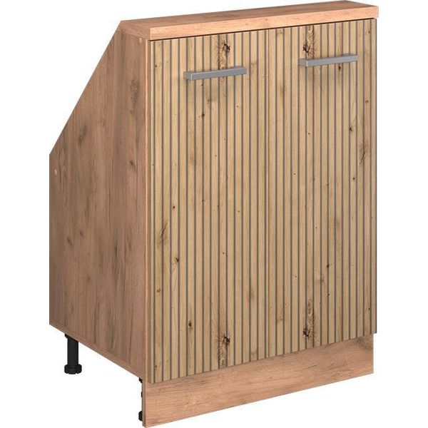 Vicco Mobile Sottotetto Rion, Con 2 Porte, Rovere Artigianale/Rovere Goldkraft/Quercia Dorata-image