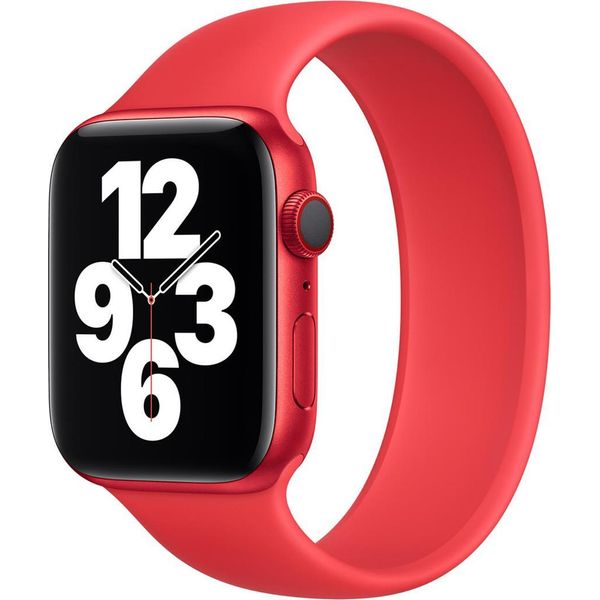 Cinturino Apple Solo In Silicone Per Apple Watch | 44/45/46/49 Mm - Taglia 12 - (Prodotto) Rosso-image