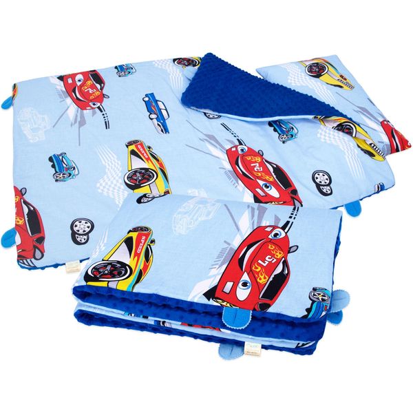 Set Di Biancheria Da Letto Per Bambini In Cotone/Minky 135X100 Cm, Isolato Bobo - Auto-image
