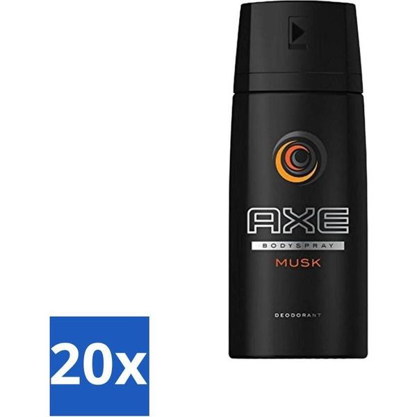 Ax - Deodorante Spray Per Il Corpo - Muschio - 150 Ml - Confezione Risparmio - 20 Pezzi-image