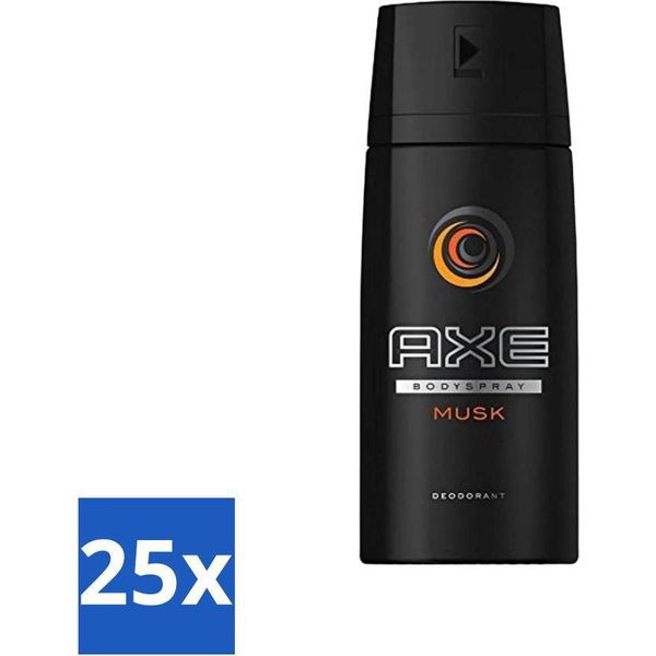 Ax - Deodorante Spray Per Il Corpo - Muschio - 150 Ml - Confezione Risparmio - 25 Pezzi-image