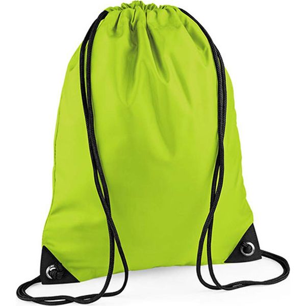 Bagbase BG10 | Borsa Da Palestra Premium Gymsac | 33 X 45 Cm - Colore: Verde Lime - Dimensioni: 33 X 45 Cm-image