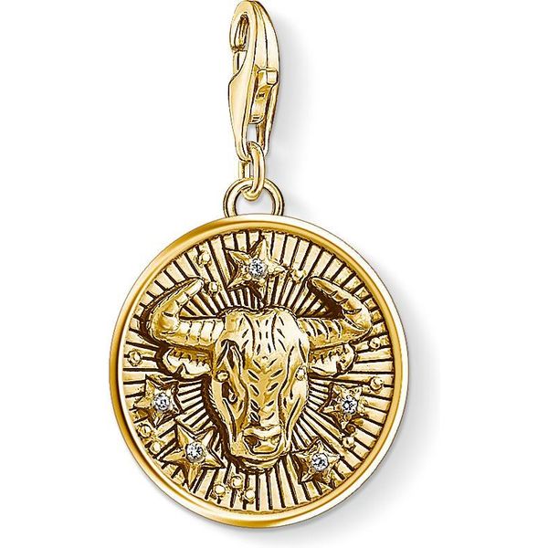 Thomas Sabo Segno Zodiacale Toro 1653-414-39 Ciondolo Con Charm-image