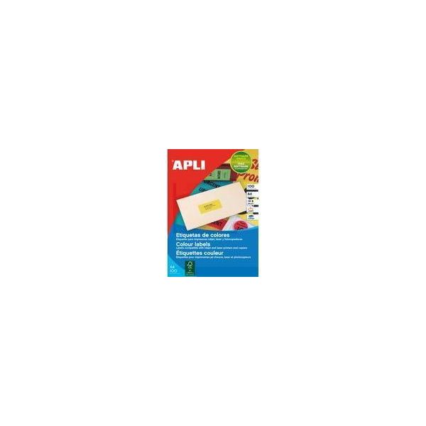 Agipa 100755 Etichette Per Indirizzi Agipa, 210 X 297 Mm, Arancione Neon-image