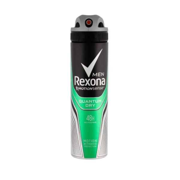 Rexona | Spray Antitraspirante - Quantum Dry - 150Ml - Protezione 48 Ore - Senza Alcool - Per Uomo-image