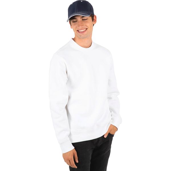 K-Up Berretto Unisex Berretto A Pannelli Berretto Piatto Estivo Berretto Da Baseball, Taglia:U, Colore:Bianco/Navy-image