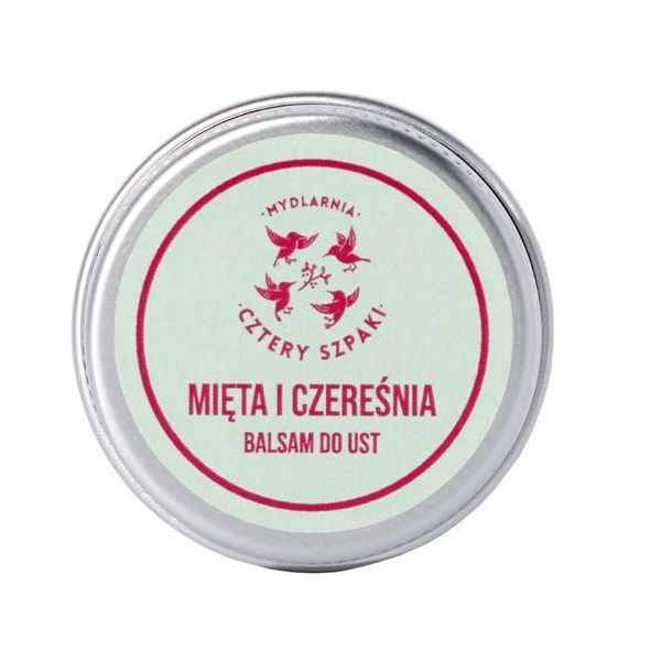 Mydlarnia Cztery Szpaki Balsamo Labbra Menta E Ciliegia, 15Ml-image