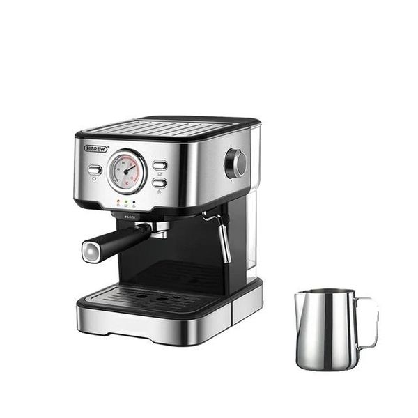 Macchina Per Caffè Espresso, Semiautomatica, Acciaio Inox, Tazza H5, Eu-A-image