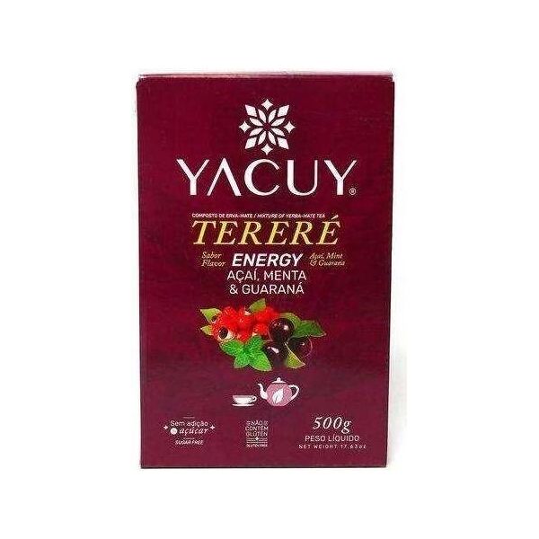 Yacuy Verde Yerba Mate Acai Menta Guaranà 500 G-image