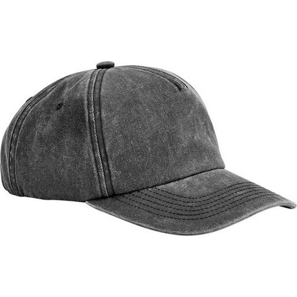 Beechfield - Cappello Da Baseball A 5 Segmenti RW10066 (Taglia Unica) (Nero)-image