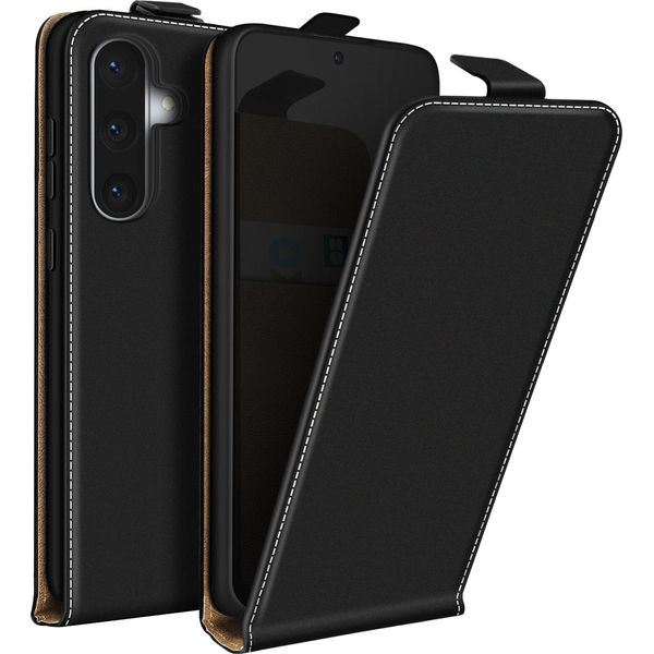 Avizar, Custodia Flip Verticale Per Samsung Galaxy A36 Con Portacarte, Nero-image
