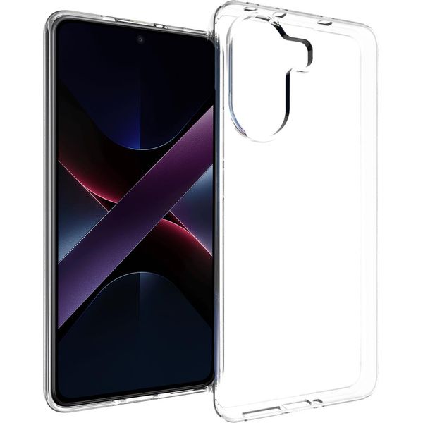 Xiaomi Poco X7 Pro Sleeve - Silicone - Custodia Morbida Accezz/Copertura Posteriore - Trasparente-image