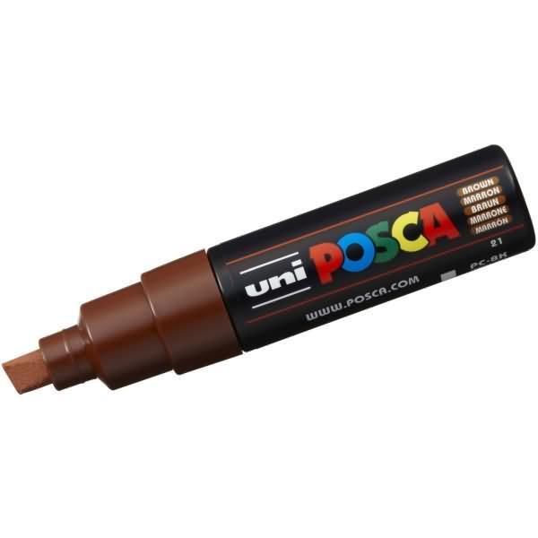 Uni-Ball Pigmentmarker Posca (PC-8K), Braun-image
