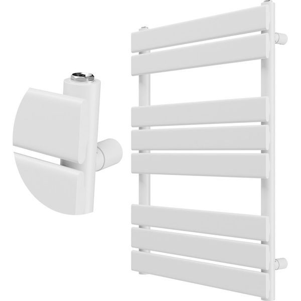 Granitan | Radiatore Da Bagno Oslo - 80X60 Cm - Bianco - Design Moderno - Facile Installazione - Igienico-image