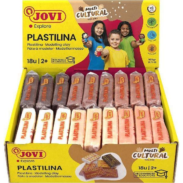 Jovi Multicultura Plastilina 18 X 50 G-image