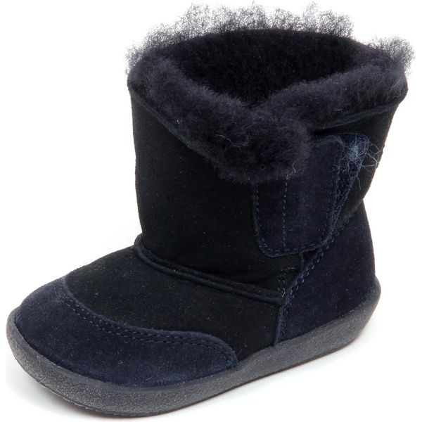 F7604 Stivale Bimbo Boy Baby Blu Falcotto Eco Fur Inside Shoe Boot-image