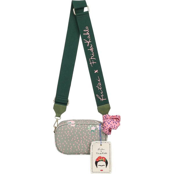 Fritzi Aus PreußEn Borsa A Tracolla Fritzi X Frida Kahlo Easy Go Limited Jungle Crossbody Jungli Verde-image