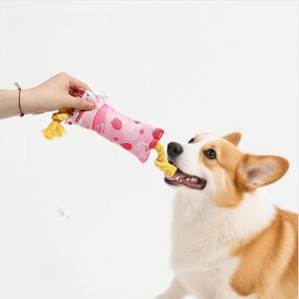 Inf Gioco Da Masticare Per Cani Con Nodi In Corda - Interattivo In Poliestere-image
