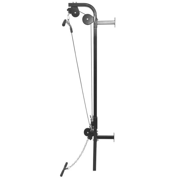 Stazione Fitness A Parete Con Bilanciere E Set Di Manubri Da 30,5 Kg-image