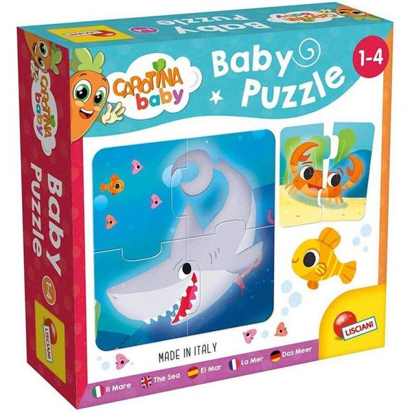 Carotina Baby Puzzle Animali Marini-image