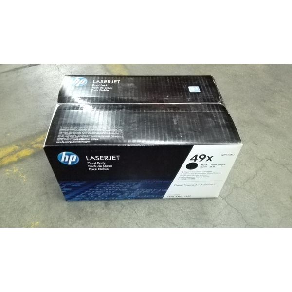 Hp 49X - Confezione Da 2 - Alta Resa - Nero - Originale - Laserjet - Cartuccia Di Toner (Q5949XD)-image