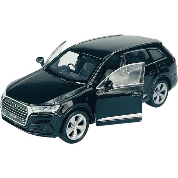 Welly 2015 Audi Q7 Nero 1:34 1:34-1:39 Modello In Metallo Pressofuso Nuovo In Scatola 43706-image